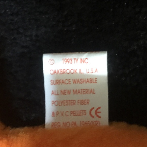 TY 1993 Goldie the Fish Beanie Baby - Picture 7 of 7